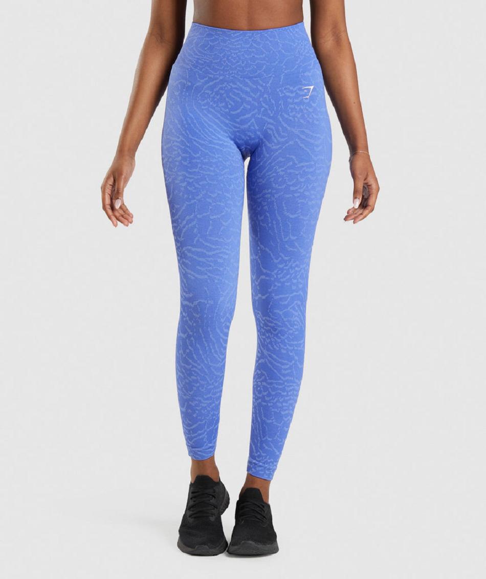 Κολαν Gymshark Adapt Animal Seamless γυναικεια μπλε | GR_S9591