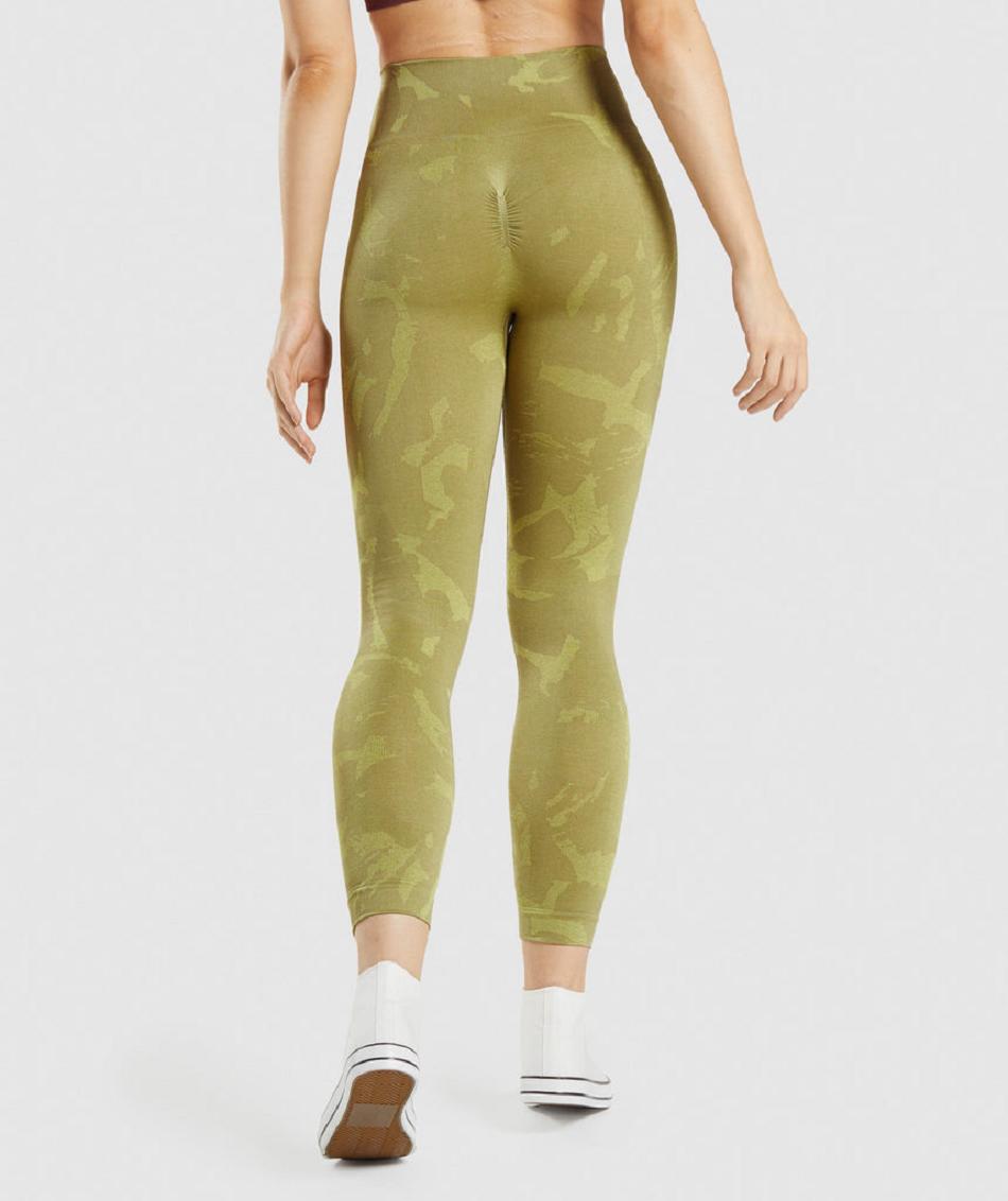 Κολαν Gymshark Adapt Camo Seamless γυναικεια πρασινο | GR_ZI4023