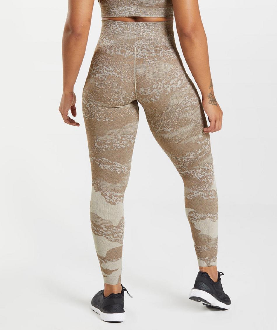 Κολαν Gymshark Adapt Camo Seamless γυναικεια γκρι καφε | GR_NN4432