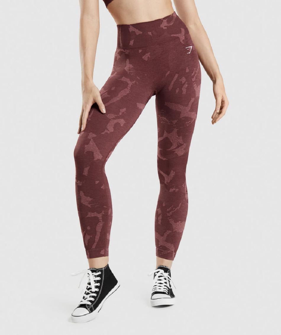 Κολαν Gymshark Adapt Camo Seamless γυναικεια ροζ καφε | GR_Q6645