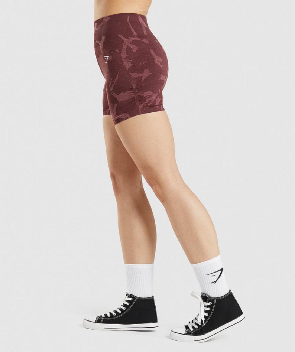 Σορτσ Gymshark Adapt Camo Seamless γυναικεια ροζ καφε | GR_QZ5520