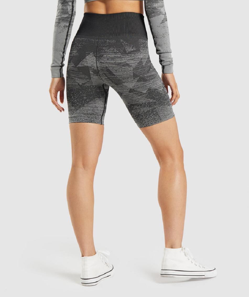 Σορτσ Gymshark Adapt Ombre Seamless γυναικεια μαυρα | GR_KO5209
