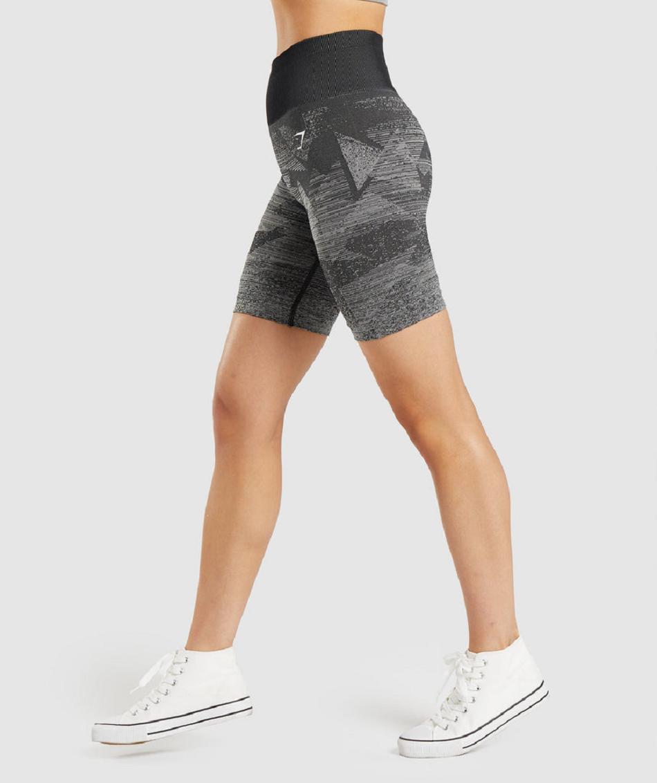 Σορτσ Gymshark Adapt Ombre Seamless γυναικεια μαυρα | GR_KO5209