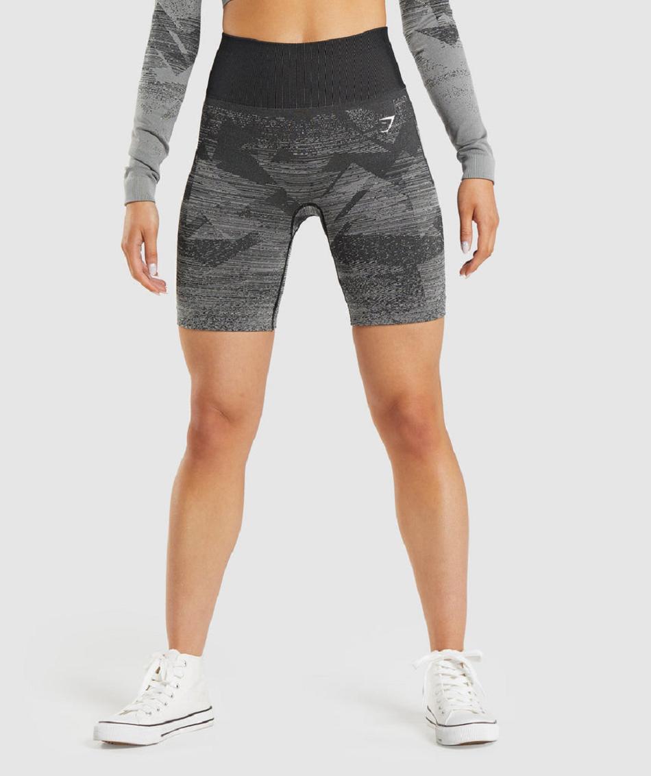 Σορτσ Gymshark Adapt Ombre Seamless γυναικεια μαυρα | GR_KO5209