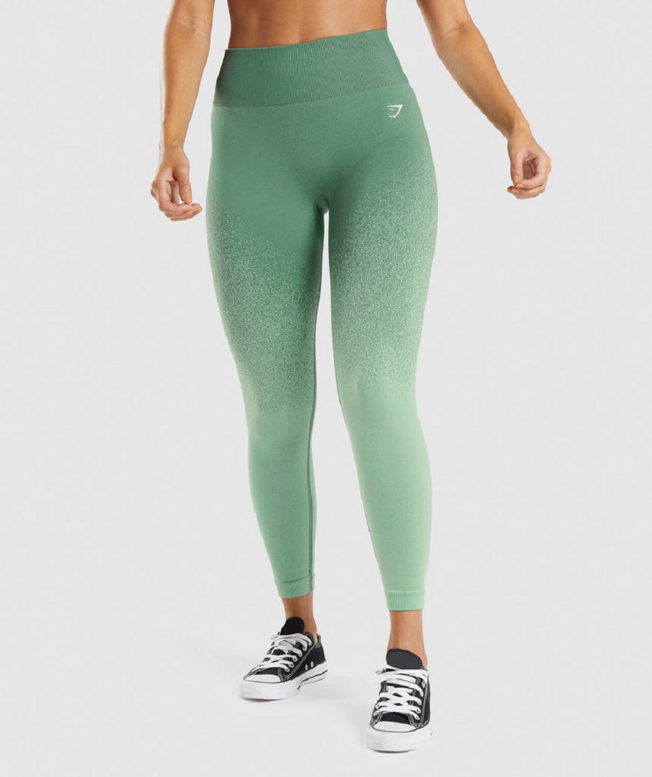 Κολαν Gymshark Adapt Ombre Seamless γυναικεια πρασινο ανοιχτο πρασινο | GR_ZI9386