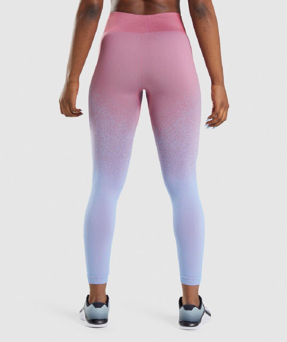Κολαν Gymshark Adapt Ombre Seamless γυναικεια ροζ ροζ ανοιχτο μπλε | GR_XC5099