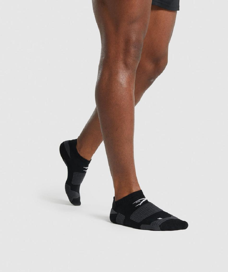 Καλτσεσ Gymshark Ankle Performance ανδρικα μαυρα | GR_QX3044