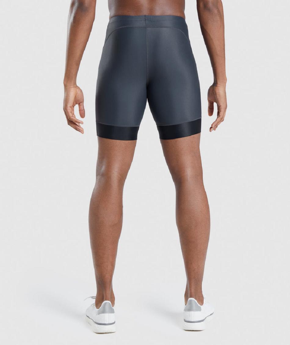 Σορτσ Gymshark Apex Multi ανδρικα μαυρα γκρι μαυρα | GR_BO7816