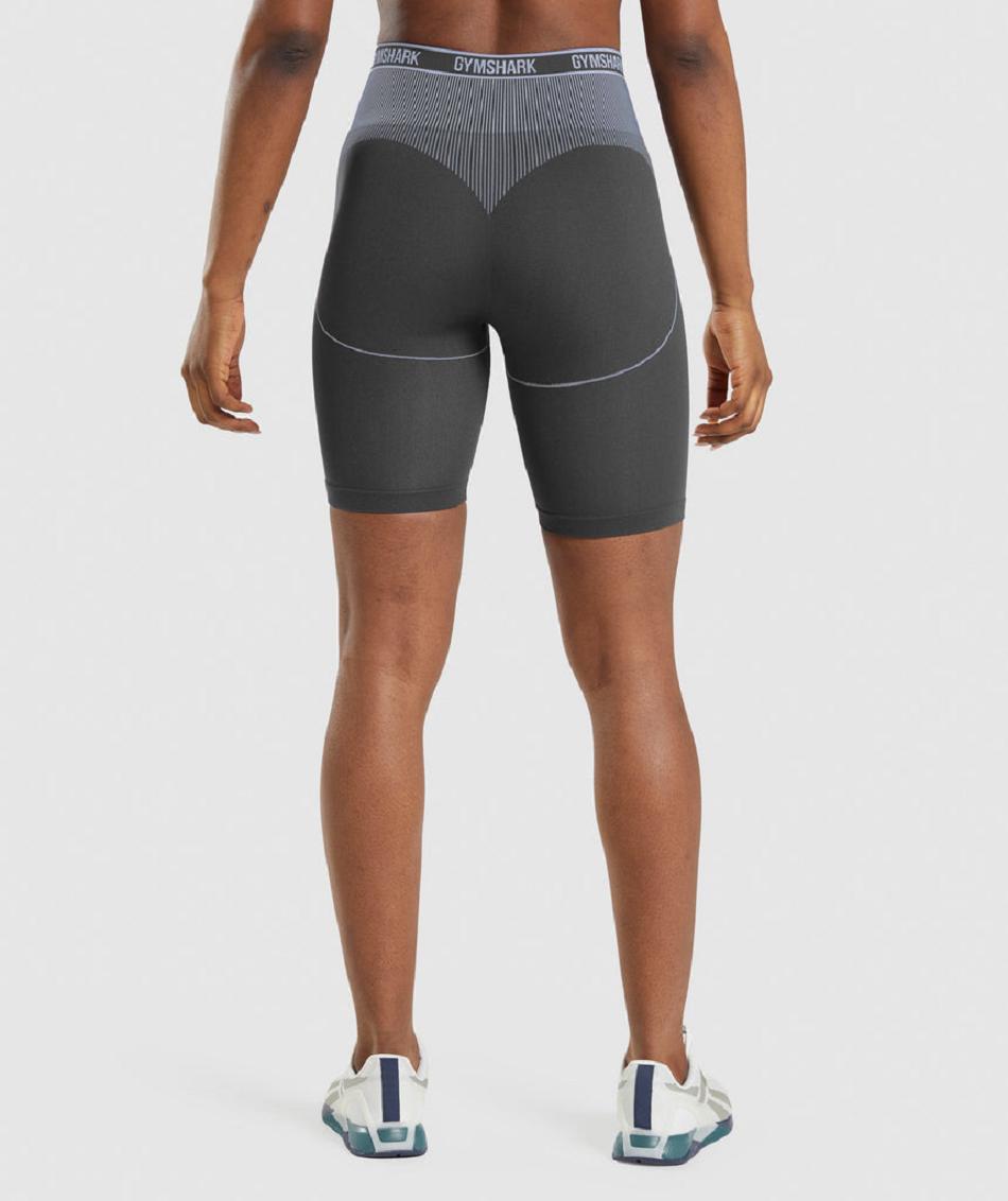 Σορτσ Gymshark Apex Seamless High Rise Short γυναικεια μαυρα γκρι λεβάντα μπλε | GR_VV6683