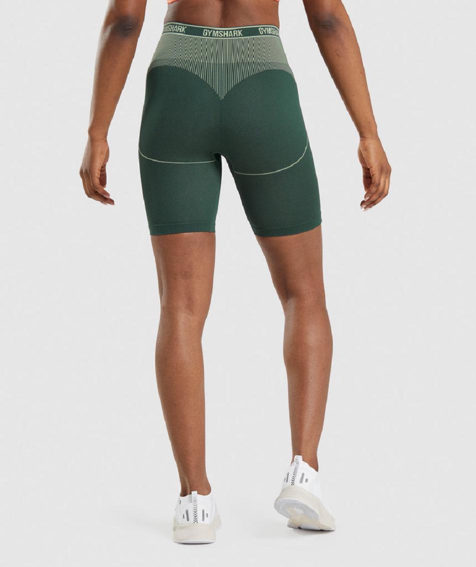 Σορτσ Gymshark Apex Seamless High Rise Short γυναικεια οψιάνος πρασινο πρασινο | GR_QX3087