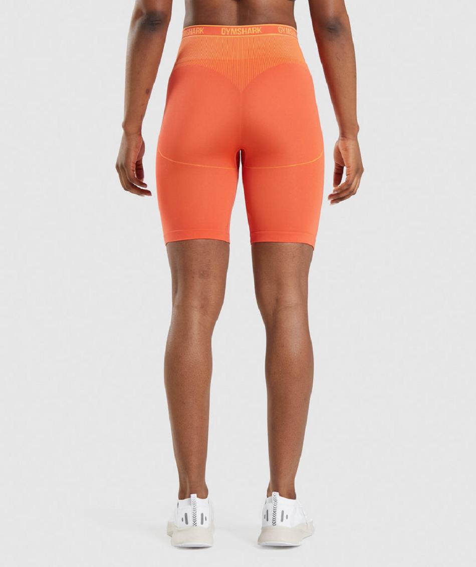 Σορτσ Gymshark Apex Seamless High Rise Short γυναικεια πορτοκαλι βερίκοκο πορτοκαλι | GR_O4705