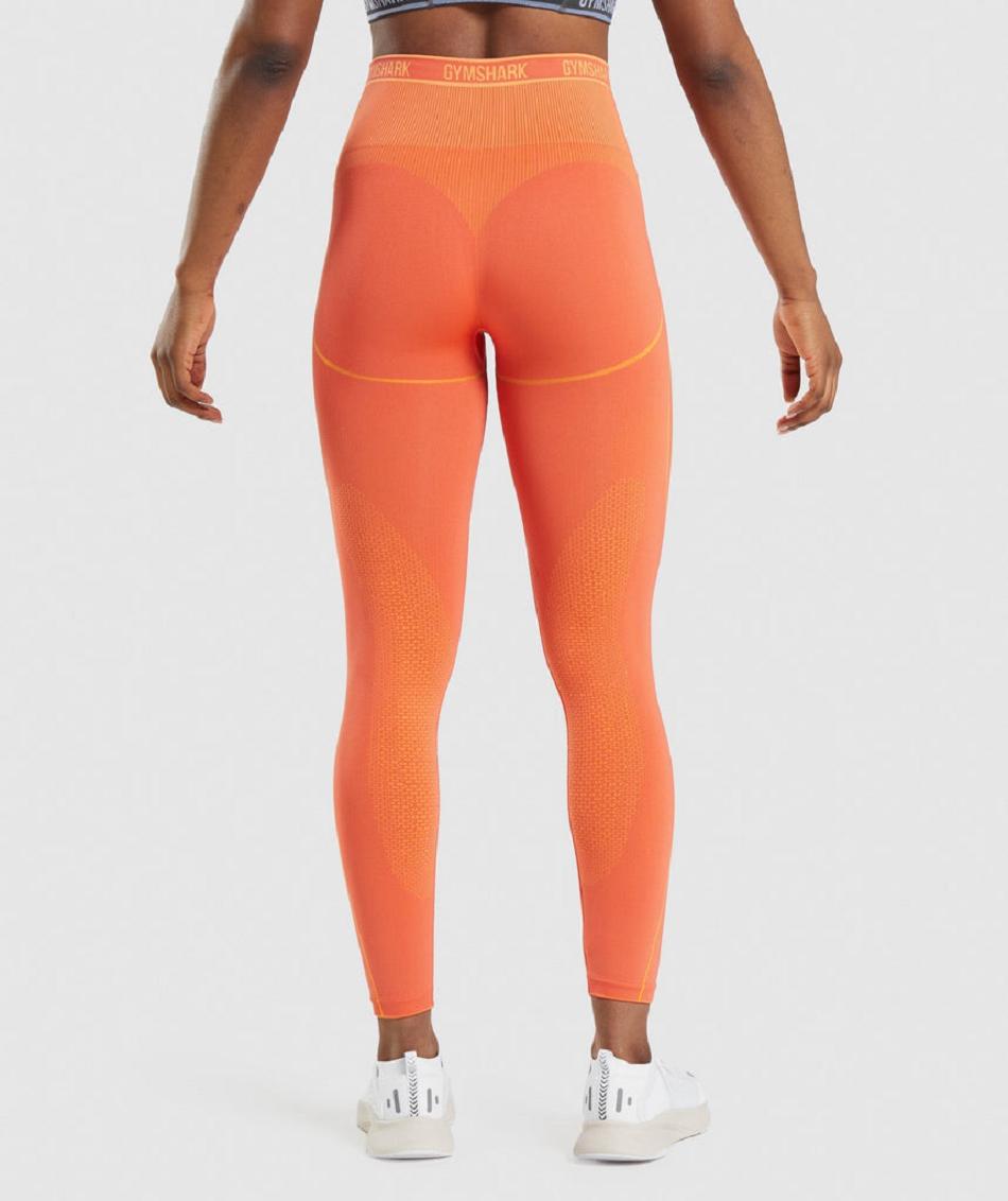 Κολαν Gymshark Apex Seamless High Rise γυναικεια πορτοκαλι βερίκοκο πορτοκαλι | GR_ED3719
