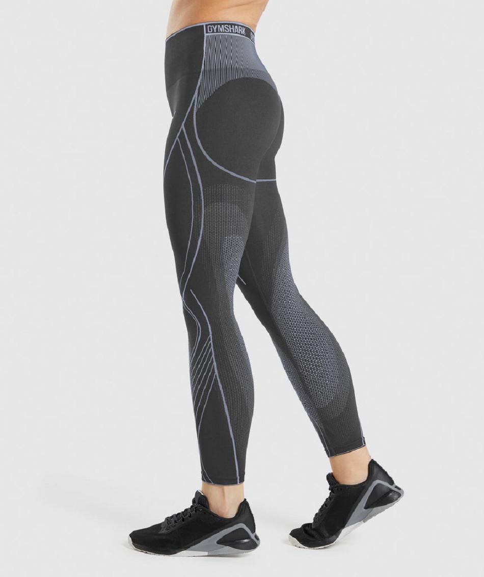 Κολαν Gymshark Apex Seamless High Rise γυναικεια μαυρα γκρι λεβάντα μπλε | GR_TC8587