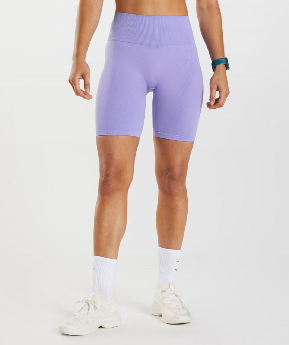 Σορτσ Gymshark Apex Seamless γυναικεια μωβ μωβ | GR_QX5908