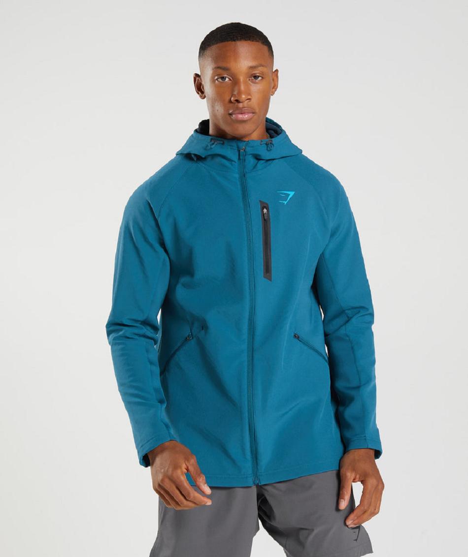Μπουφαν Gymshark Apex ανδρικα μπλε | GR_EC9638