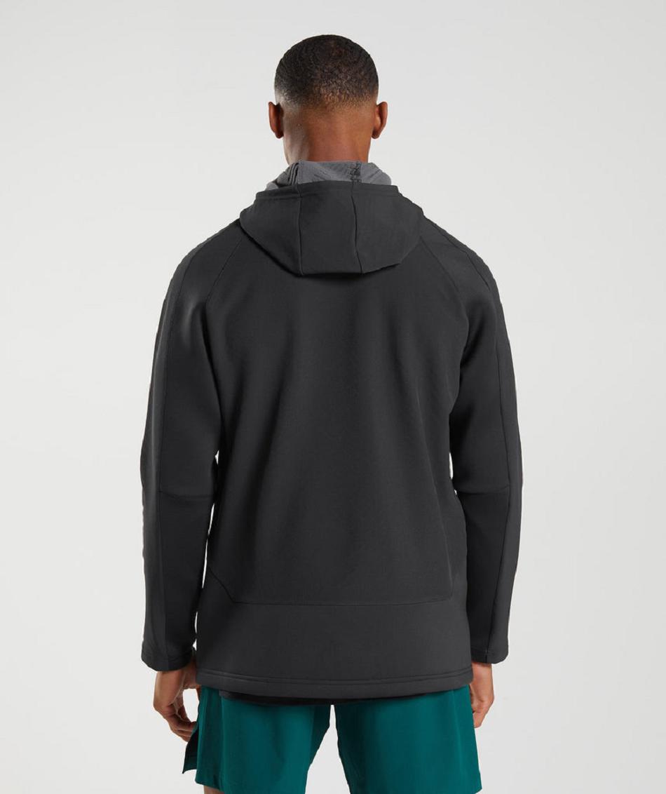 Μπουφαν Gymshark Apex ανδρικα μαυρα | GR_K4167