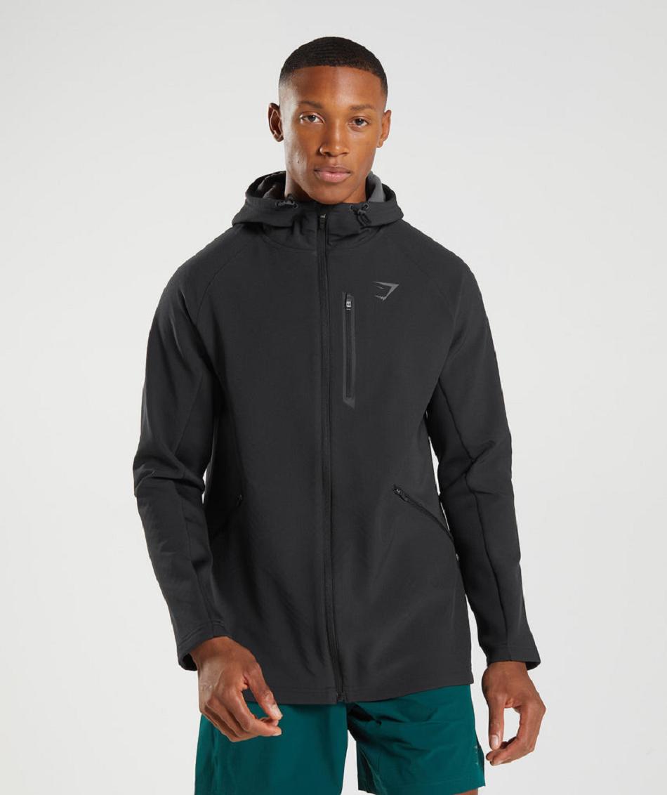 Μπουφαν Gymshark Apex ανδρικα μαυρα | GR_K4167