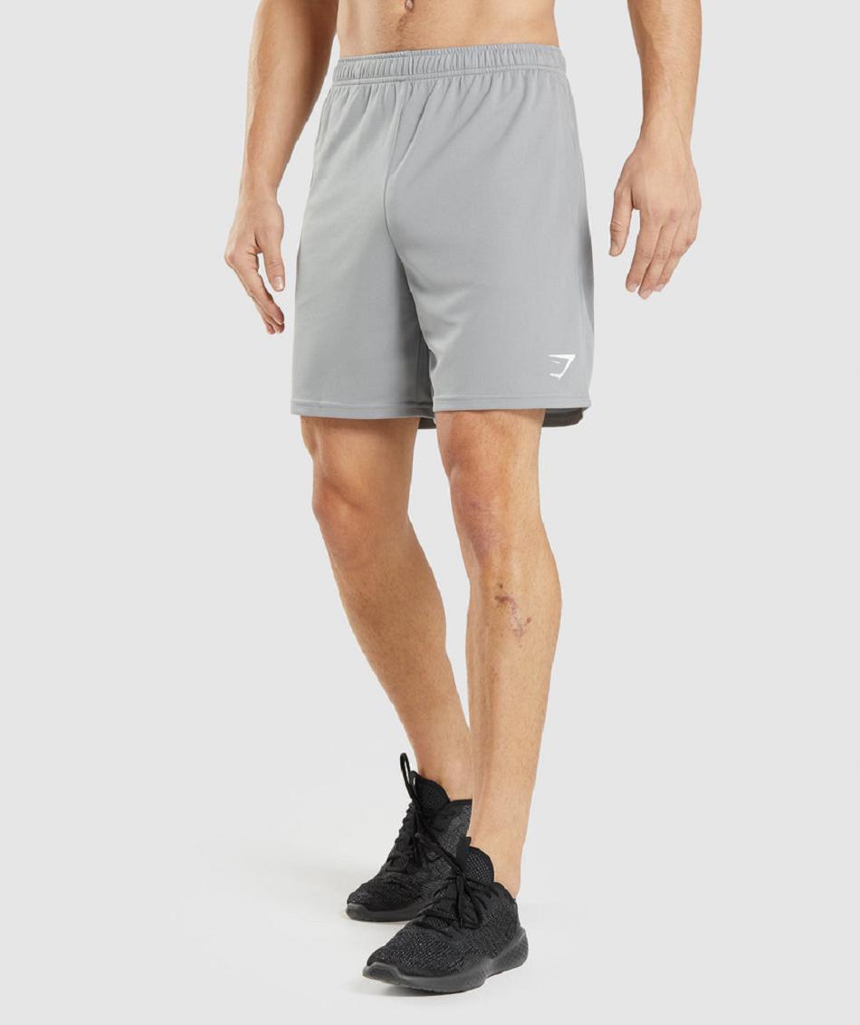 Σορτσ Gymshark Arrival Knitted ανδρικα γκρι | GR_MI1795