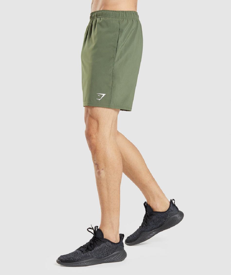 Σορτσ Gymshark Arrival ανδρικα Ελιά | GR_KO4631
