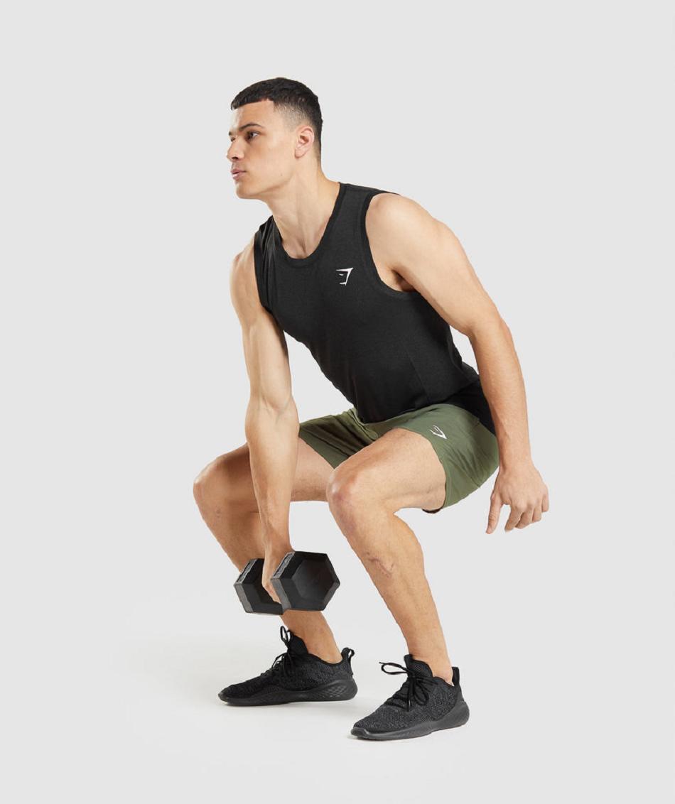 Σορτσ Gymshark Arrival ανδρικα Ελιά | GR_KO4631