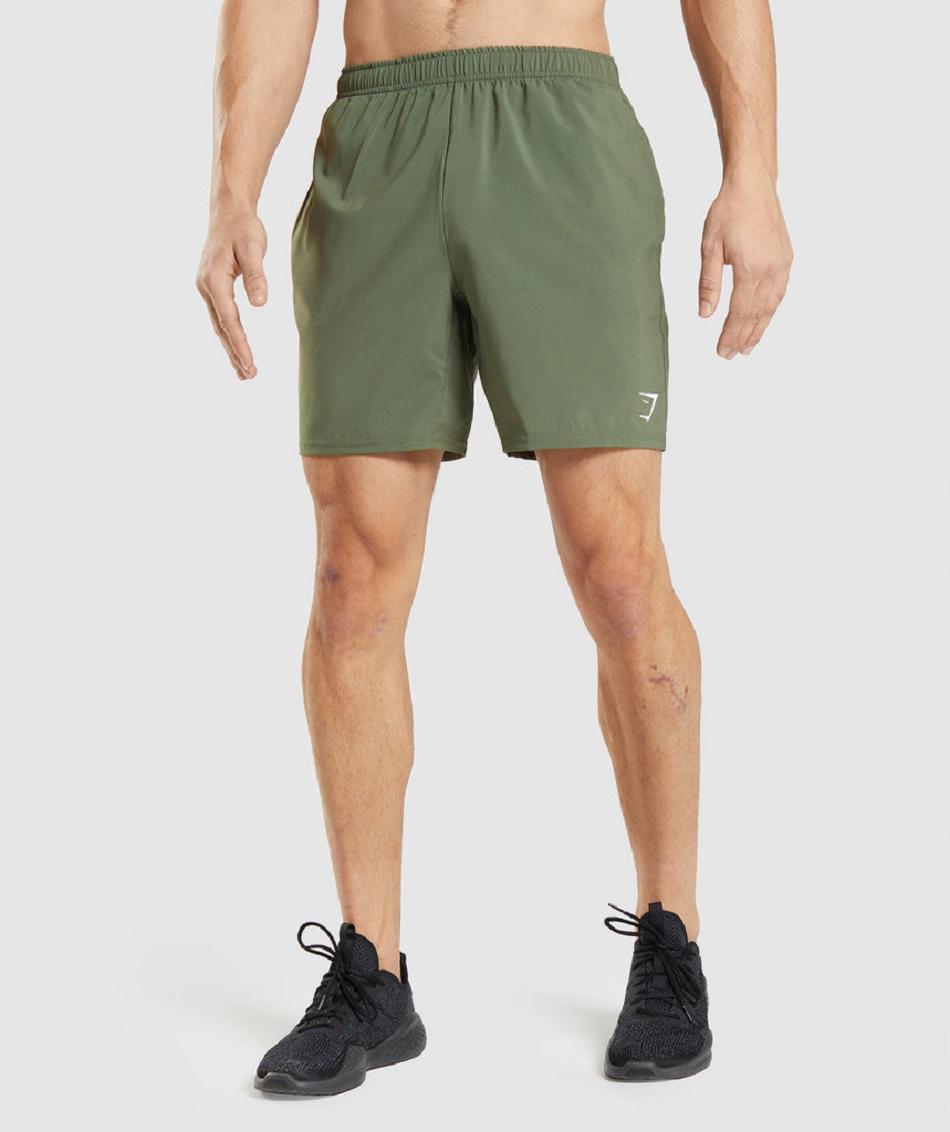 Σορτσ Gymshark Arrival ανδρικα Ελιά | GR_KO4631