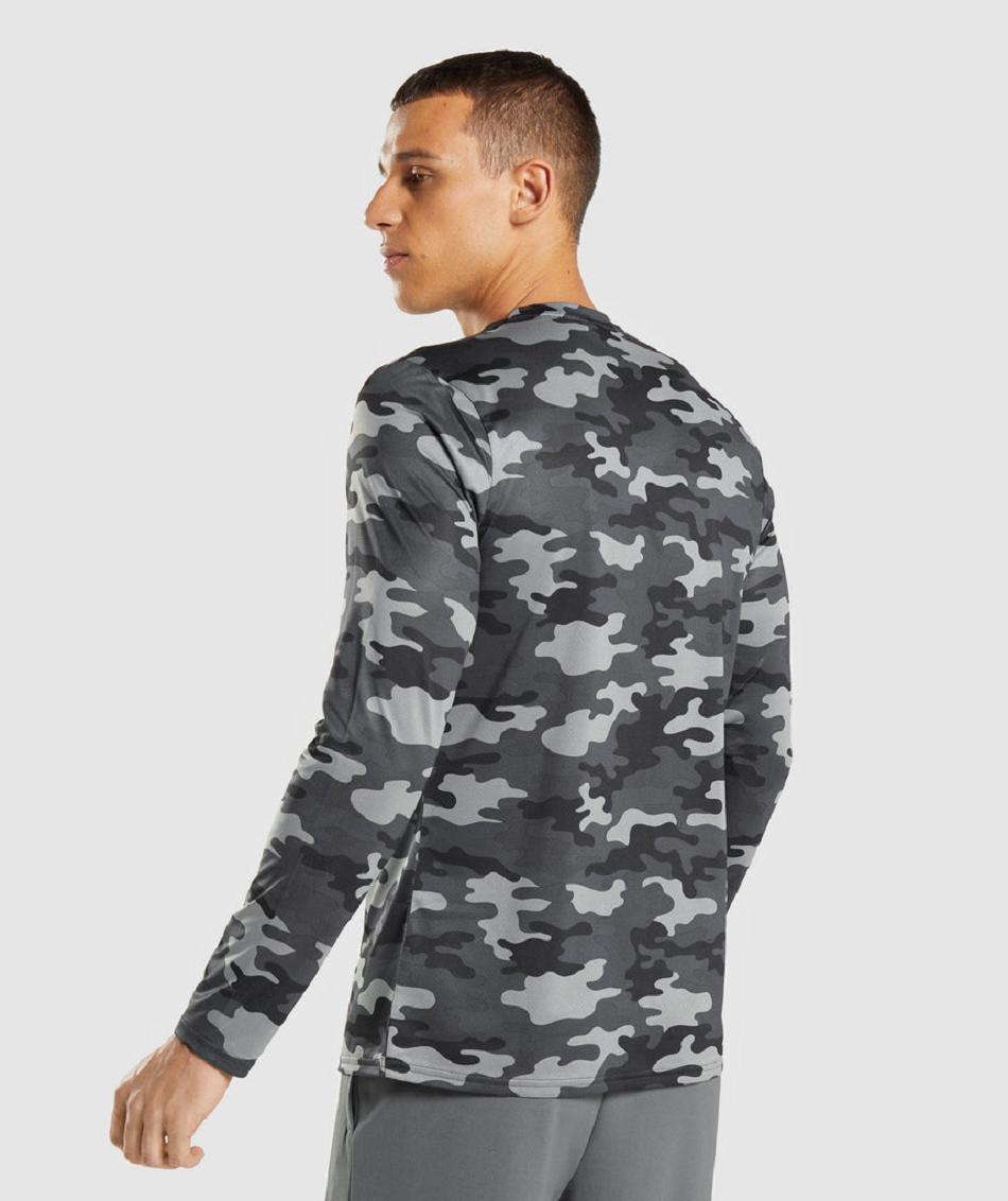 Μακρυμανικο Gymshark Arrival ανδρικα γκρι | GR_NN1426