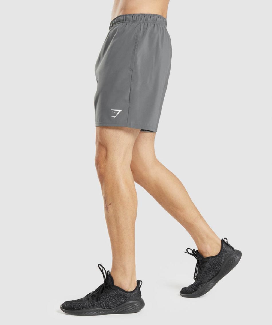 Σορτσ Gymshark Arrival ανδρικα γκρι | GR_QX2318