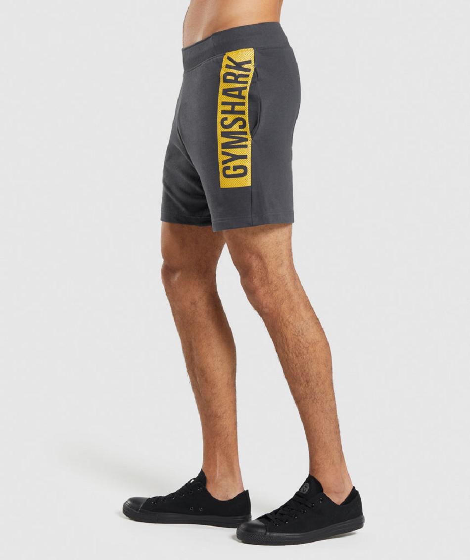 Σορτσ Gymshark Bold ανδρικα μαυρα γκρι | GR_V7668