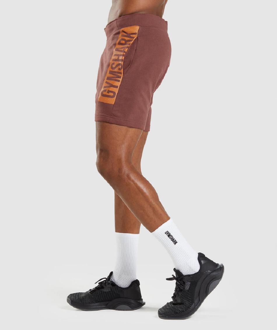 Σορτσ Gymshark Bold ανδρικα ροζ καφε | GR_ZI1450
