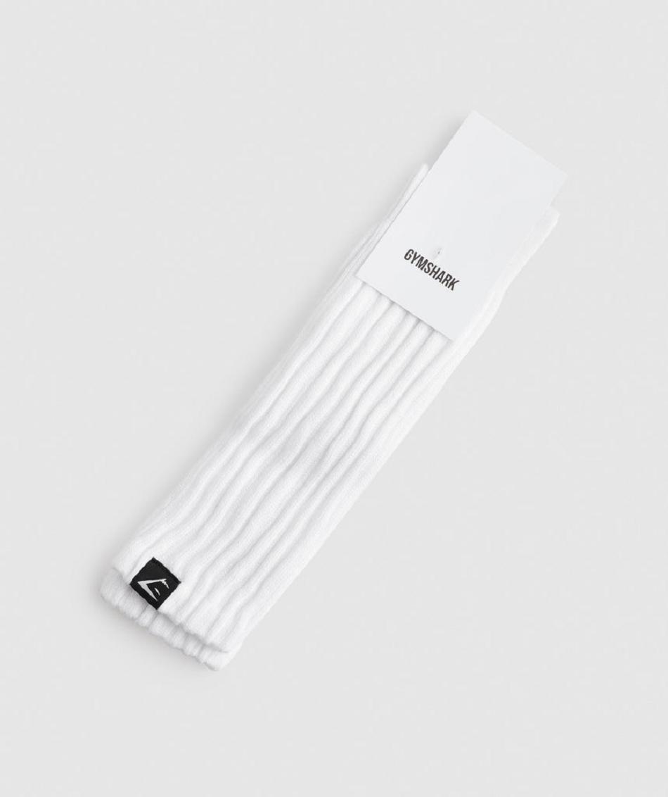 Καλτσεσ Gymshark Comfy Rest Day ανδρικα ασπρα | GR_R8216