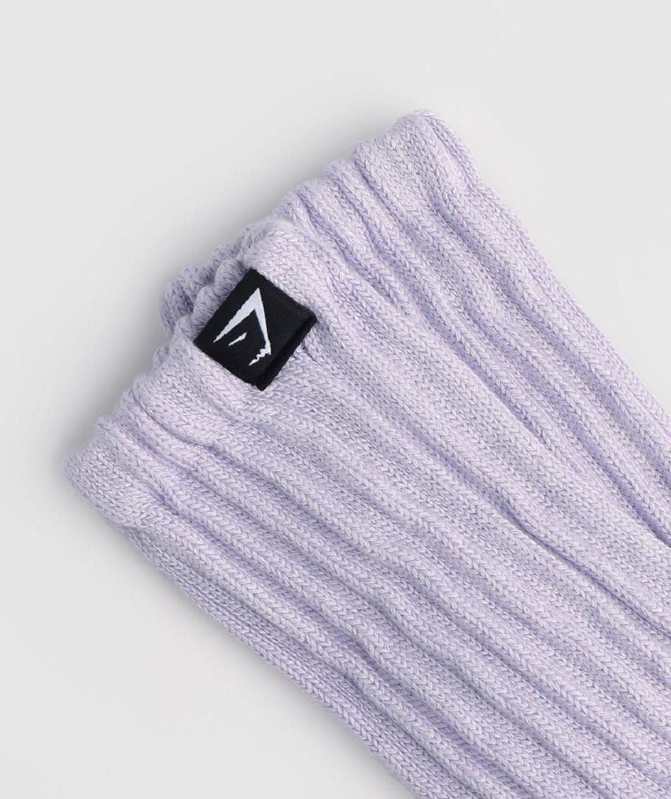 Καλτσεσ Gymshark Comfy Rest Day ανδρικα μωβ | GR_YJ9723