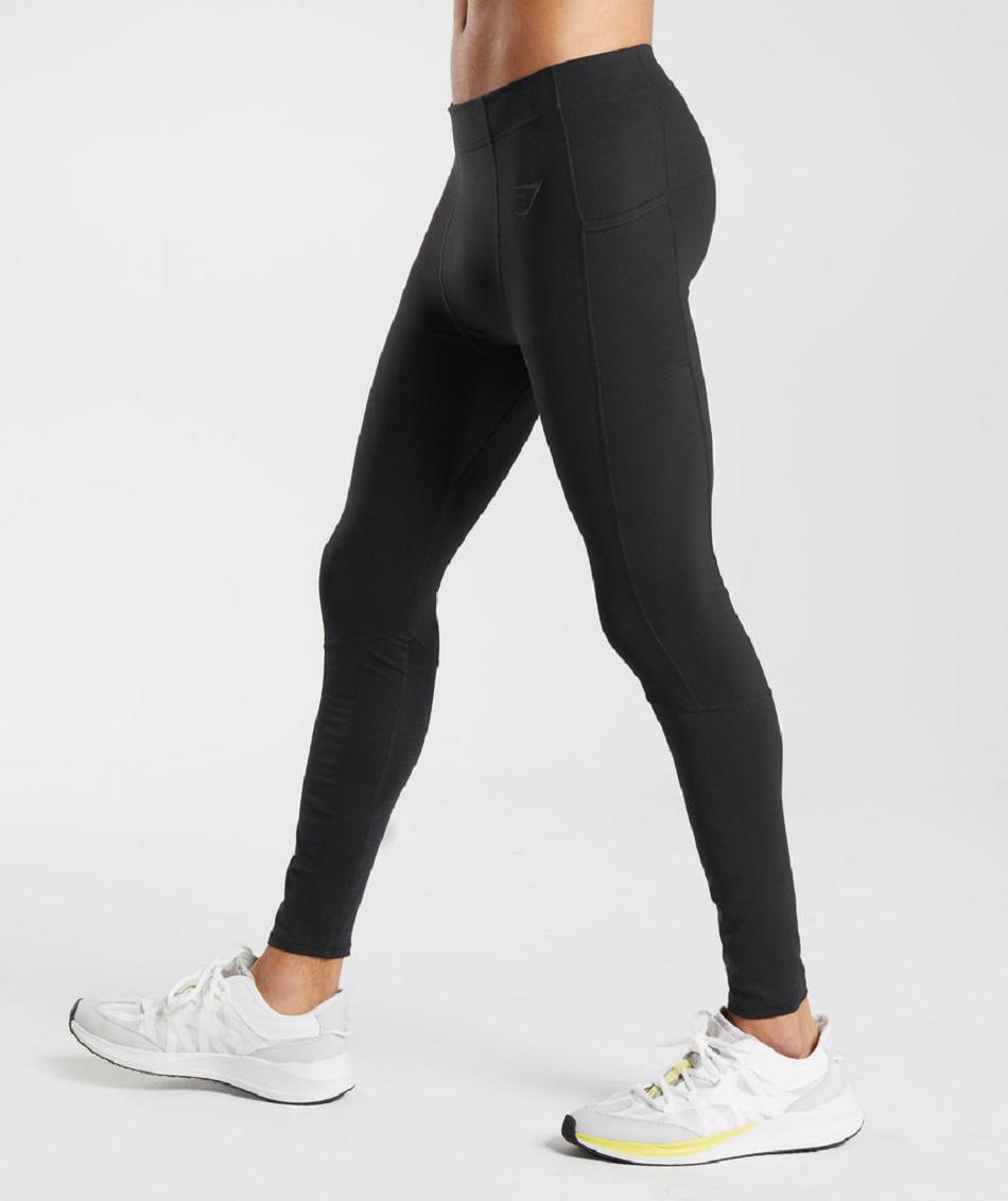 Κολαν Gymshark Control Baselayer ανδρικα μαυρα | GR_CR3948