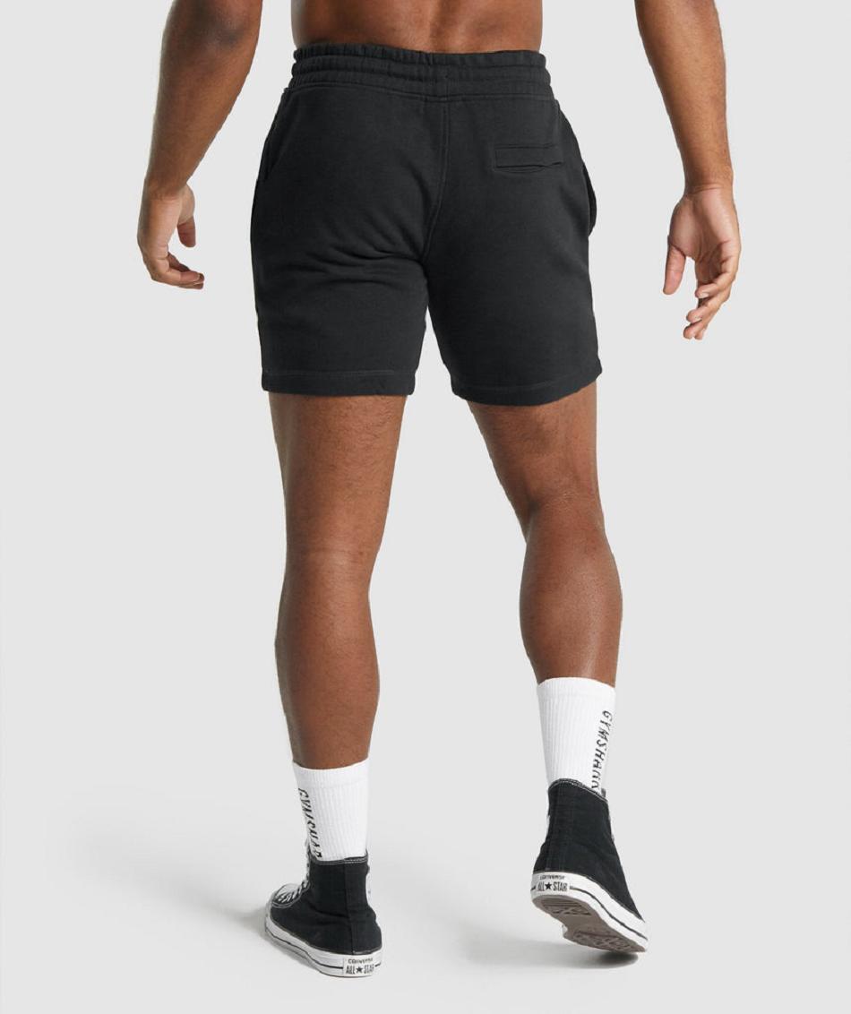 Σορτσ Gymshark Crest ανδρικα μαυρα | GR_KO5523