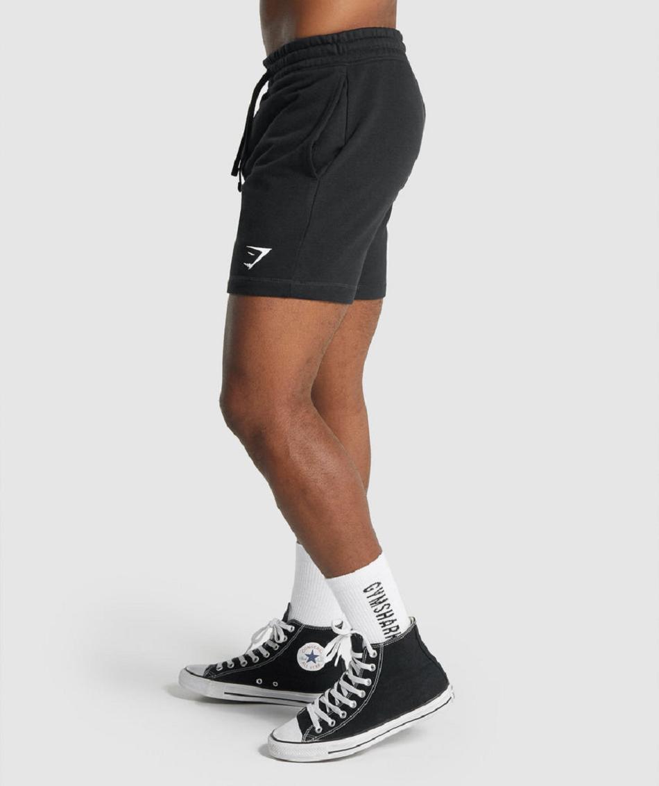 Σορτσ Gymshark Crest ανδρικα μαυρα | GR_KO5523
