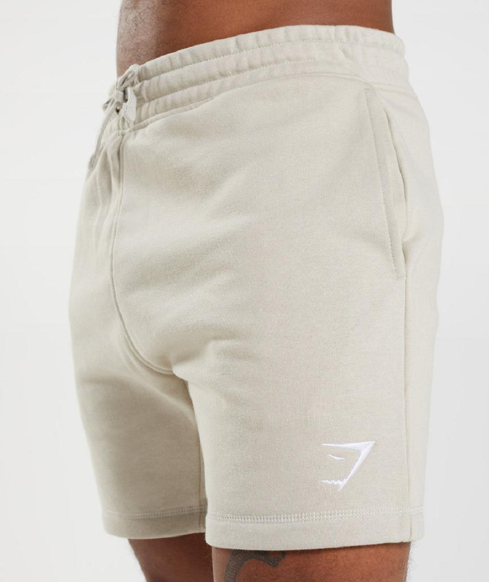 Σορτσ Gymshark Crest ανδρικα γκρι | GR_Q4030
