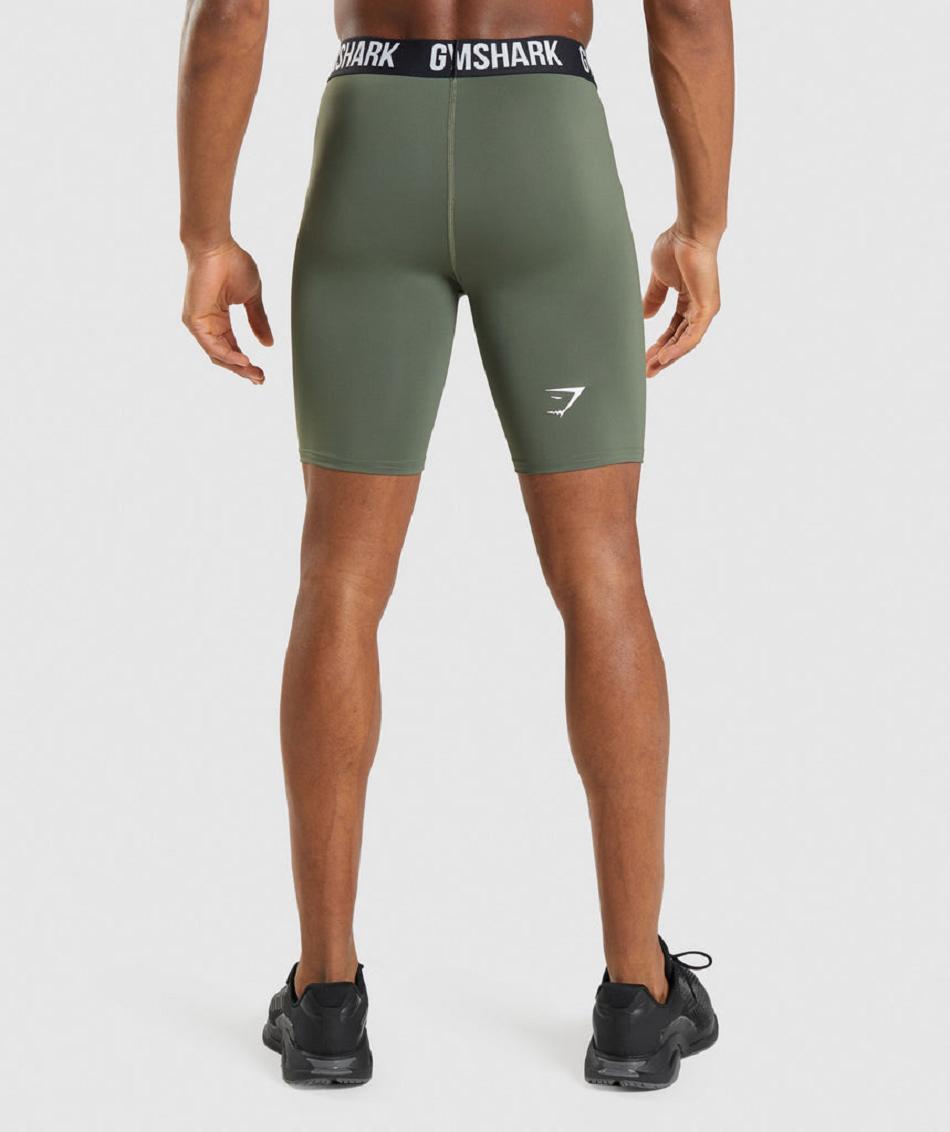 Σορτσ Gymshark Element Baselayer ανδρικα Ελιά | GR_AS9296