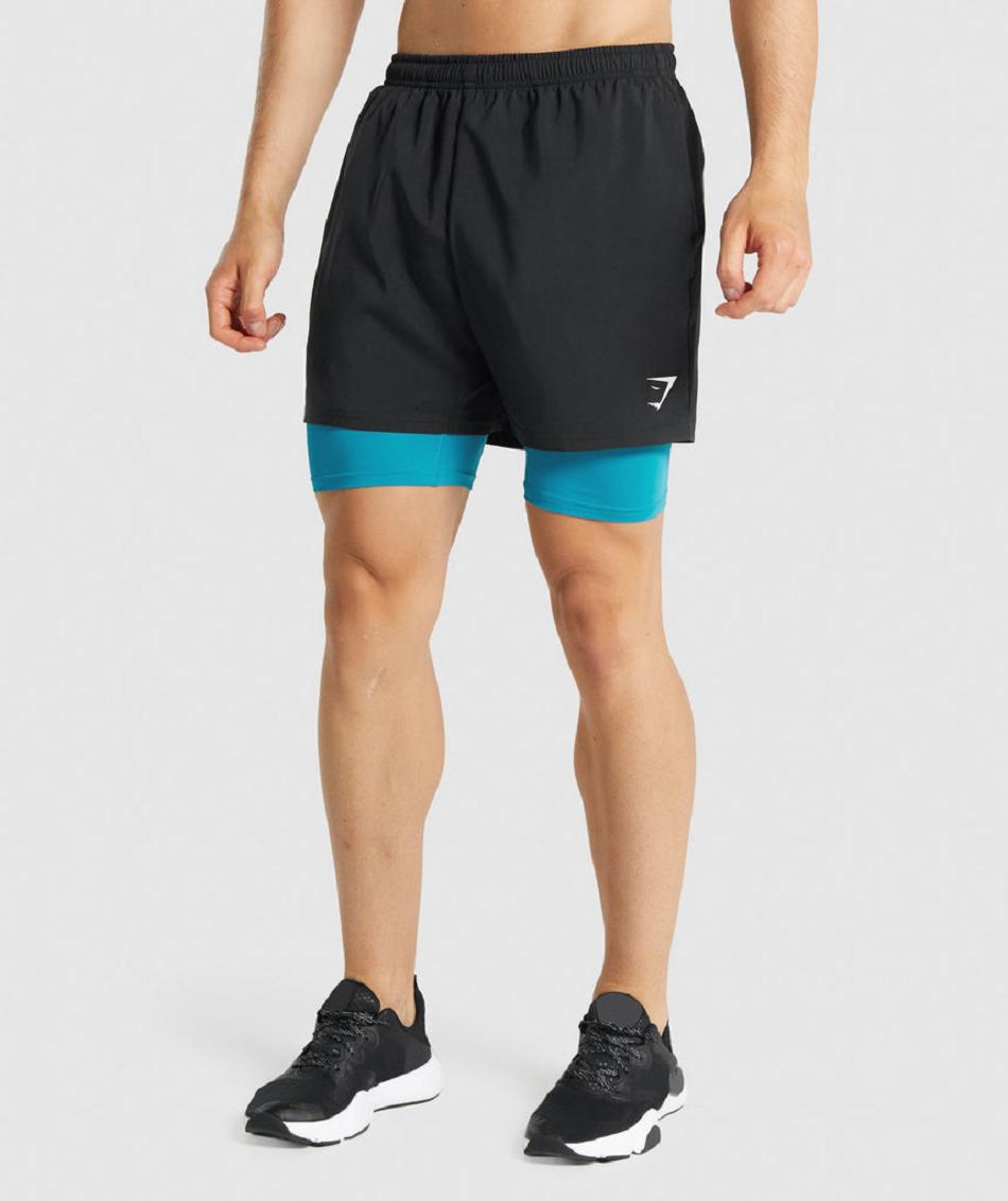 Σορτσ Gymshark Element Baselayer ανδρικα μπλε | GR_EG3520