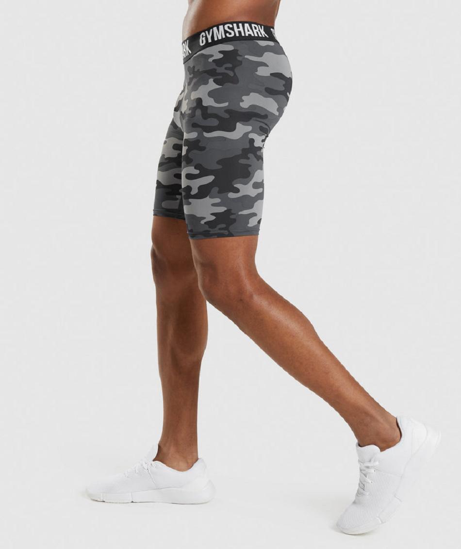 Σορτσ Gymshark Element Baselayer ανδρικα γκρι | GR_IM9609