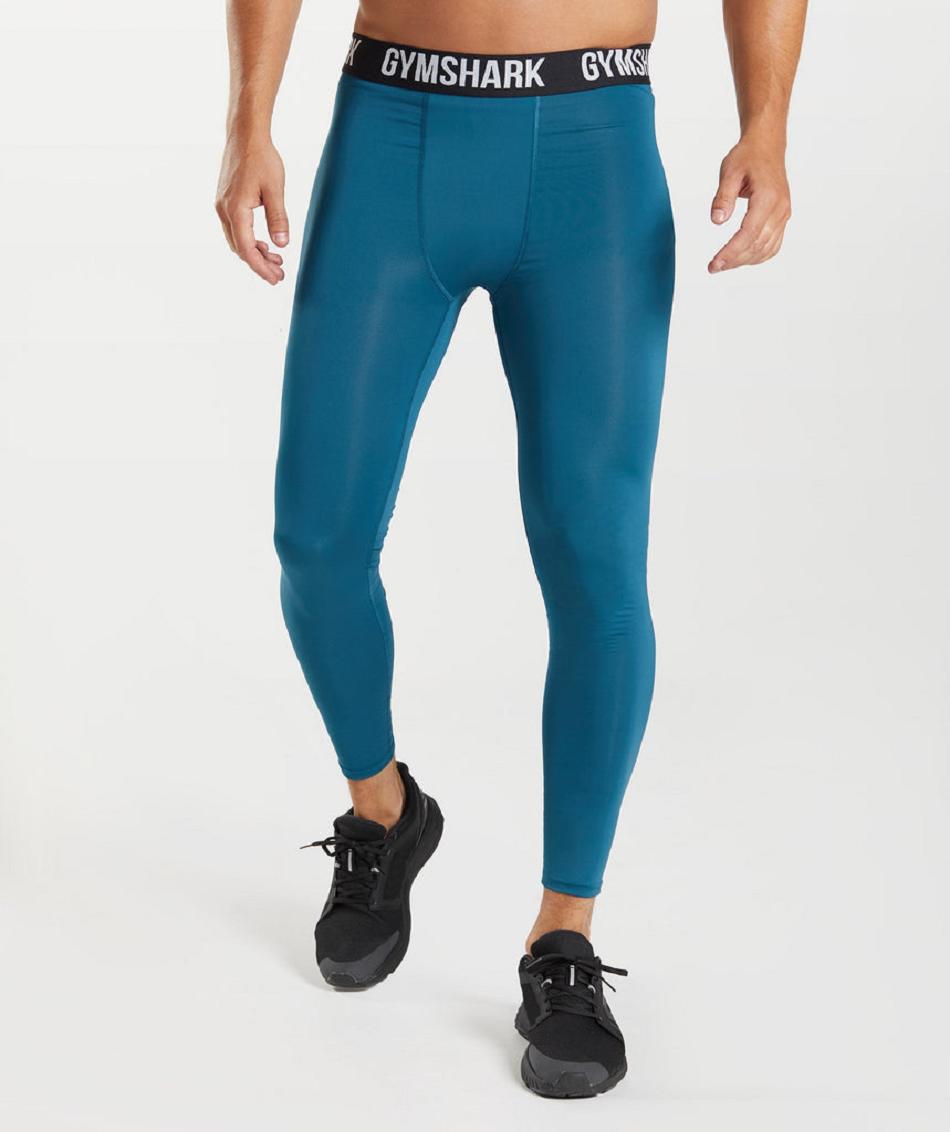 Κολαν Gymshark Element Baselayer ανδρικα μπλε | GR_MI5708