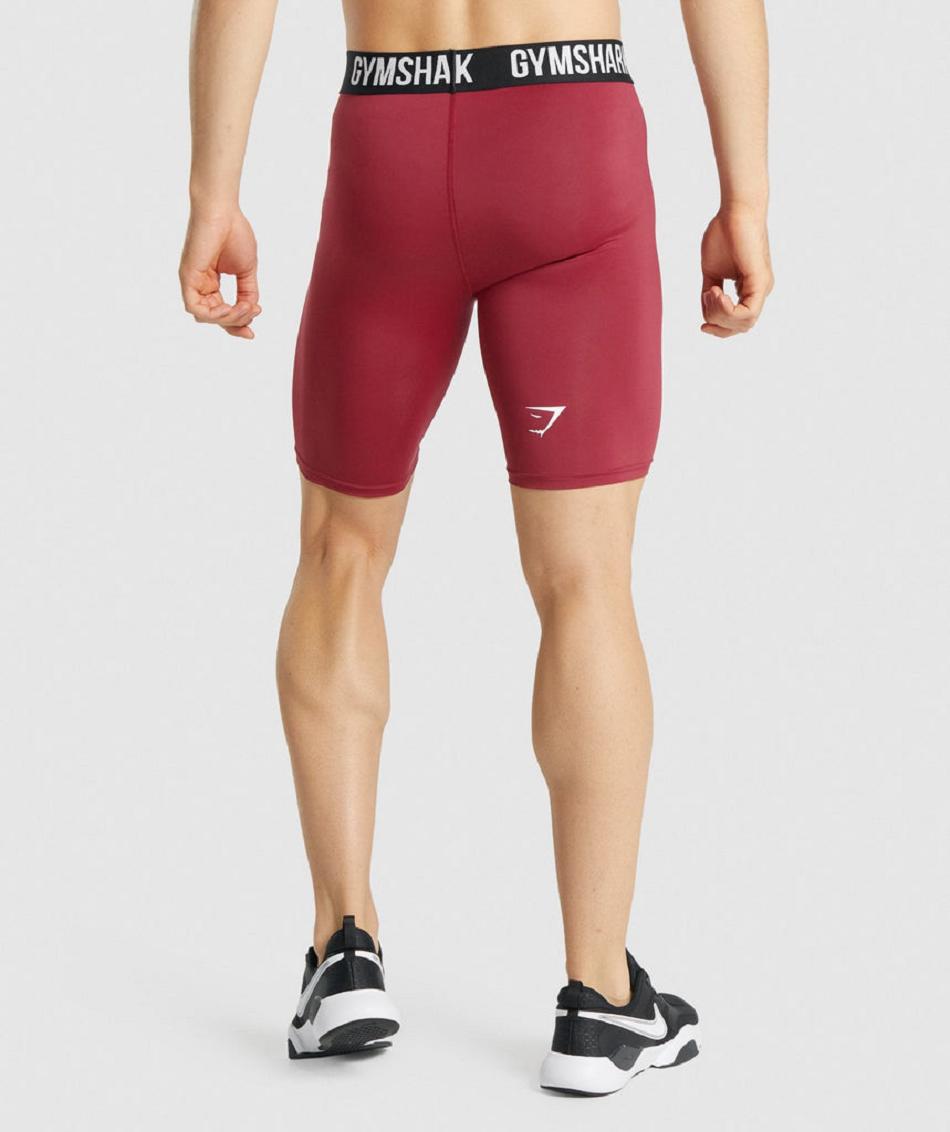 Σορτσ Gymshark Element Baselayer ανδρικα μπορντο | GR_S6100