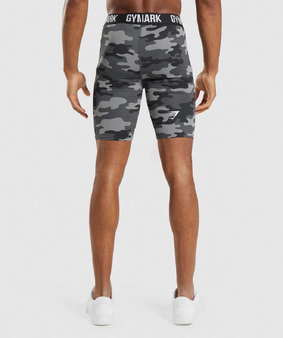 Σορτσ Gymshark Element Baselayer ανδρικα γκρι | GR_YJ4765