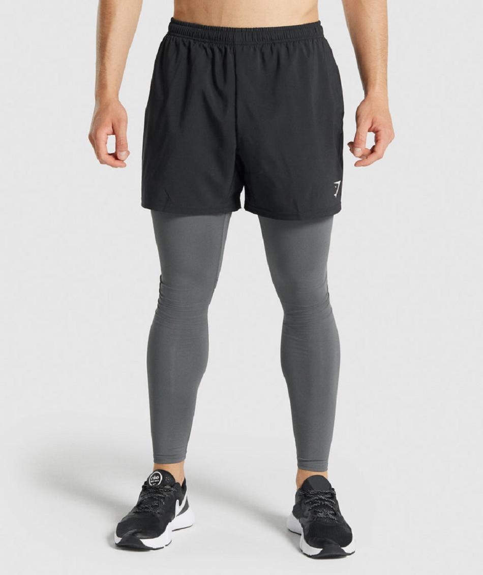Κολαν Gymshark Element ανδρικα γκρι | GR_SU6602