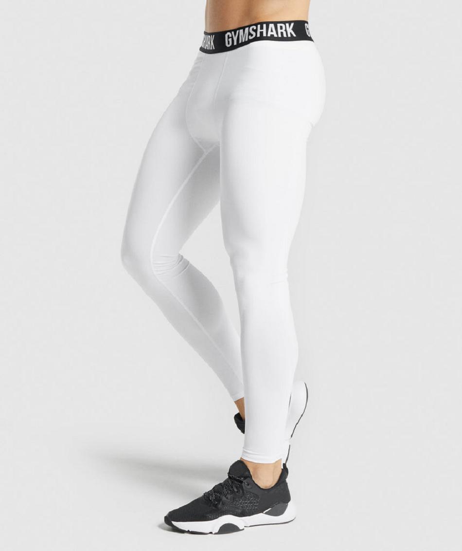 Κολαν Gymshark Element ανδρικα ασπρα | GR_TA9059