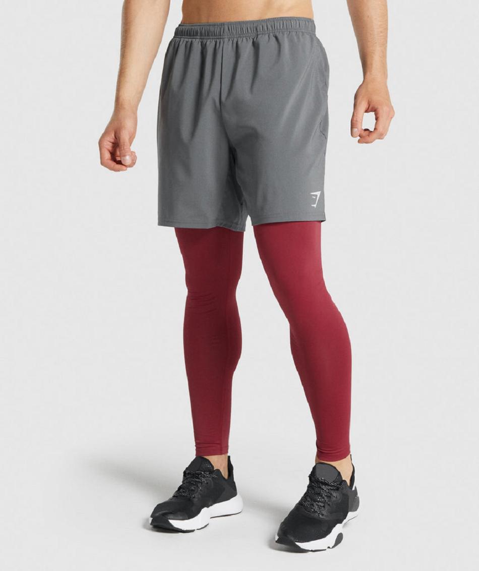 Κολαν Gymshark Element ανδρικα μπορντο | GR_ZI1270