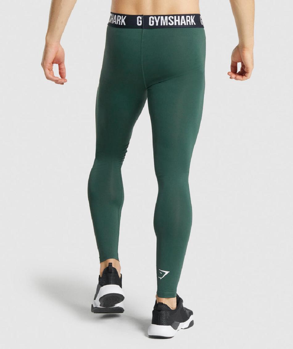 Κολαν Gymshark Element ανδρικα σκούρο πρασινο | GR_IM5677
