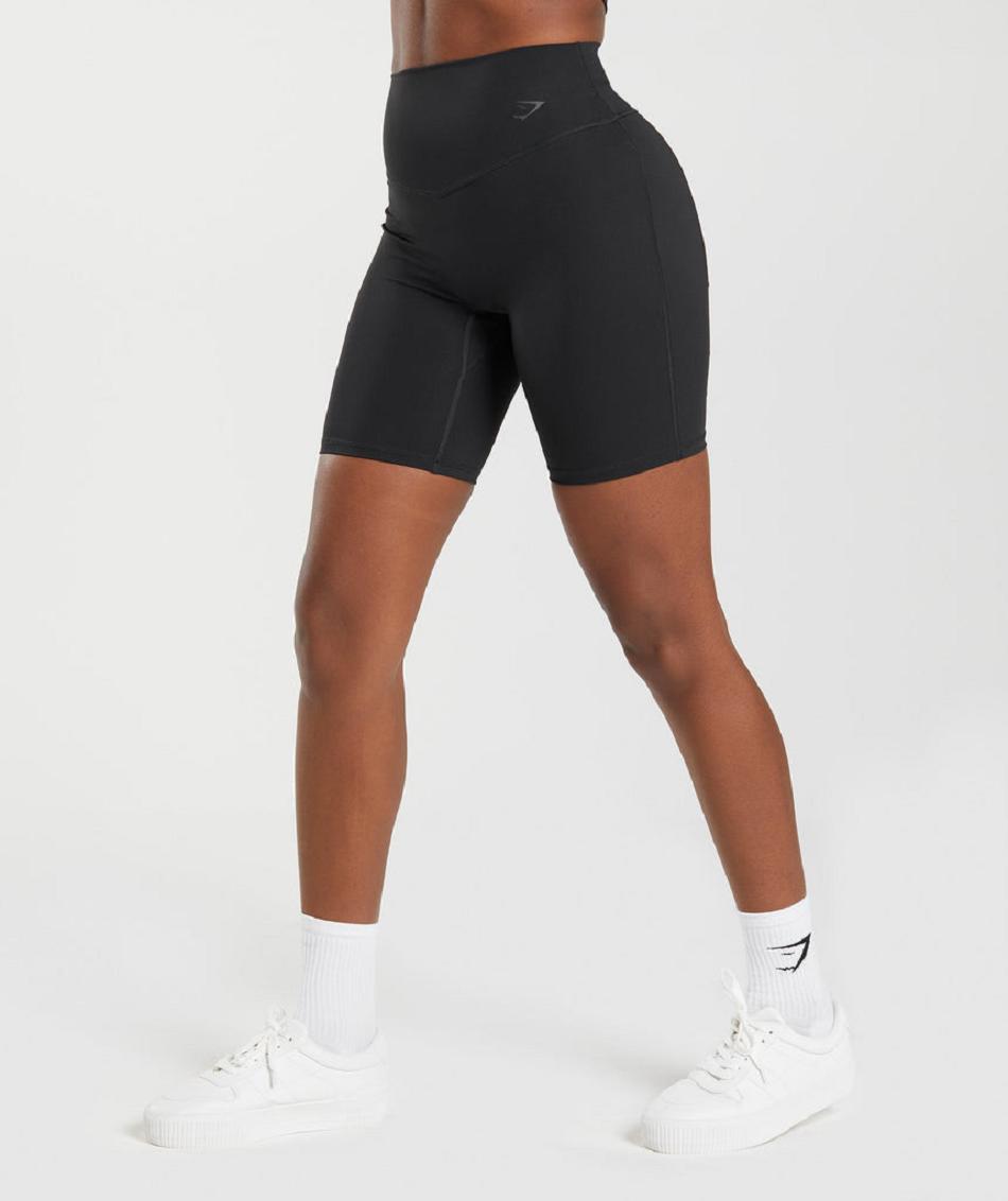 Σορτσ Gymshark Elevate Cycling γυναικεια μαυρα | GR_ED5727