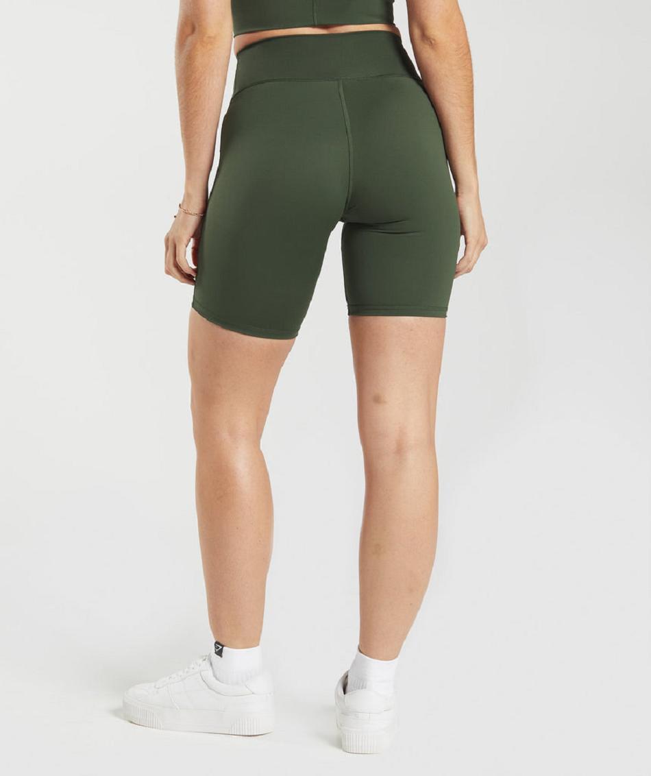 Σορτσ Gymshark Elevate Cycling γυναικεια Ελιά | GR_YJ6660
