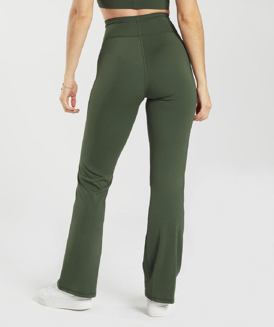 Κολαν Gymshark Elevate Flared γυναικεια Ελιά | GR_EG1109