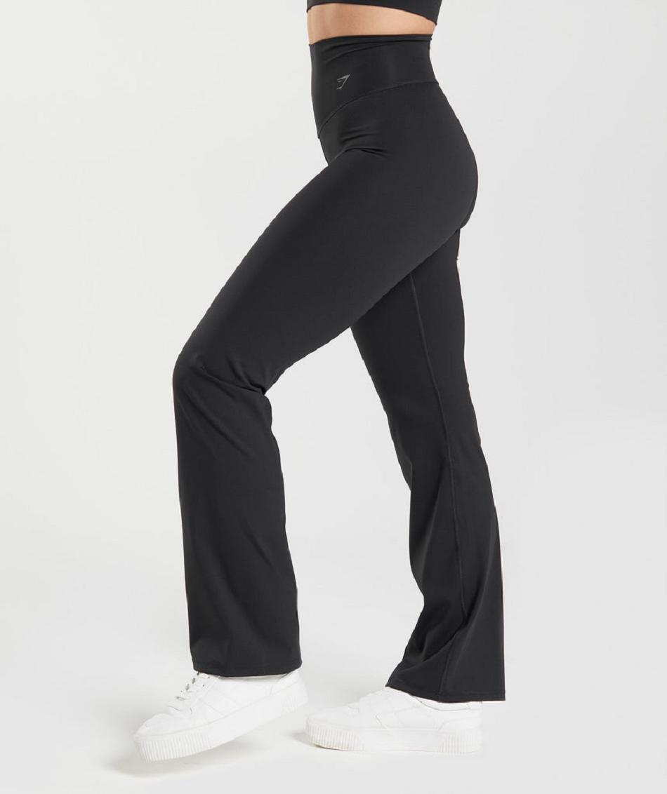Κολαν Gymshark Elevate Flared γυναικεια μαυρα | GR_Q8725