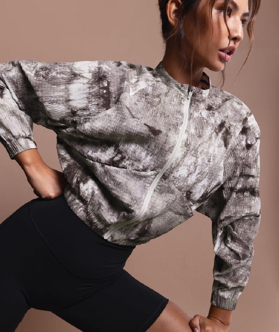 Μπουφαν Gymshark Elevate Woven γυναικεια καφε | GR_EC4002